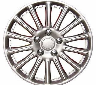 Sakura Wheel Trims 15-inch - Silver - Set of 4