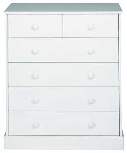 Nursery Chest of Drawers - White