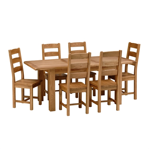 150-200cm Ext. Dining Set with 6