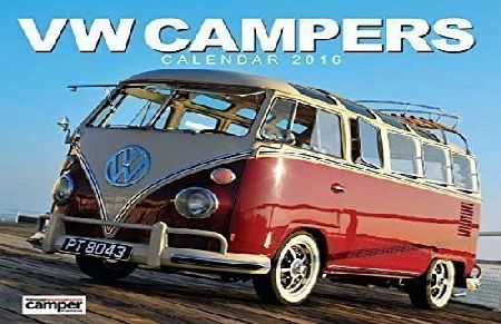 Salmon Calendar/Calender 2016 ~ VW CAMPERS ~ One Month to View