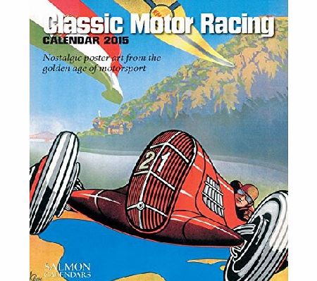 Salmon Classic Motor Racing Large Wall Calendar 2015