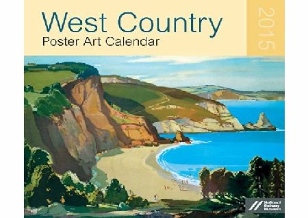 Salmon West Country Poster Art Large Wall Calendar 2015