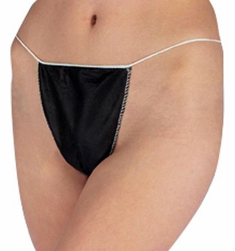 YOU-Salons - Disposable G Strings - Black (50) - ECOGS0050B