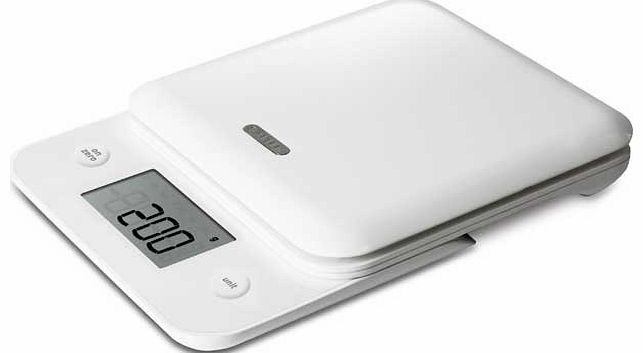 Slide a Weigh Digital Kitchen Scale - White