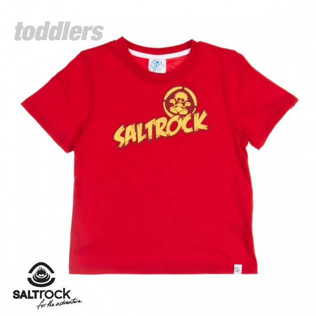 Boys Saltrock Command T-Shirt - Chinese Red