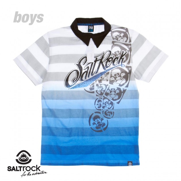 Boys Saltrock Ladder T-Shirt - White