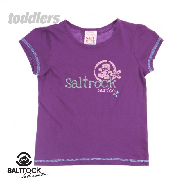 Girls Saltrock Brighten T-Shirt - Purple