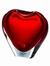 Cuoricino Red Heart Vase