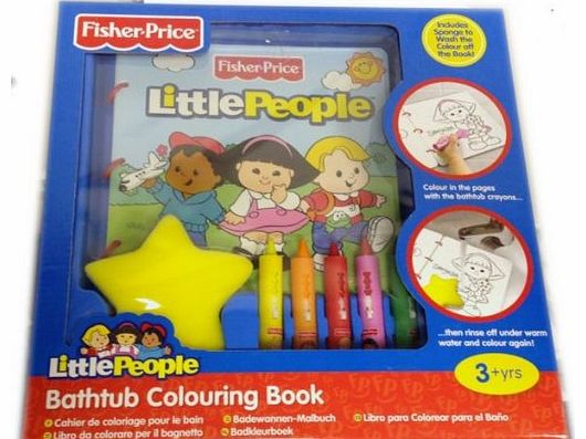 Sambro Fisher Price Little People - Bathtub Colouring Book Set