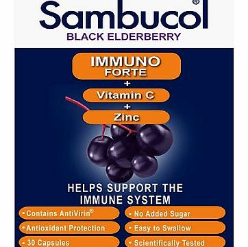 Sambucol Immuno Forte Capsules - 30 capsules