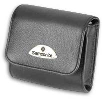 Samsonite Camera Case ~ Makemo BLACK Leather Model 16 - 26447