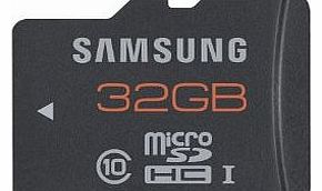 32GB Class 10 Grade 1 48MB/s Micro SDHC Plus Memory Card with MicroSD Adapter