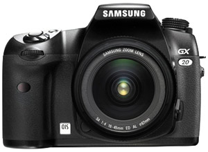Samsung Digital SLR Camera Kit - GX-20 Twins Lens Kit with 18-55 and 50-200 Zoom Lenses - #CLEARANCE