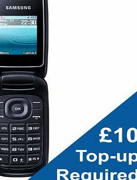 Samsung EE Samsung E1270 Mobile Phone - Black