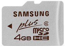 Micro SDHC PLUS CLASS 6 - 4GB