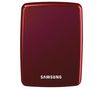 SAMSUNG S2 320 GB Portable External Hard Drive - red