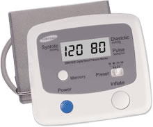 SBM-500S Upper Arm Automatic Blood Pressure Monitor with Adjustable Inflation