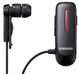 SAMSUNG Stylish Clip-On Mono Bluetooth Headset -