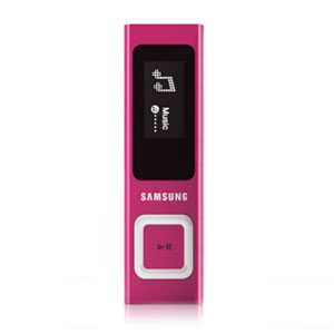 Samsung U6 2GB MP3 Player Pink