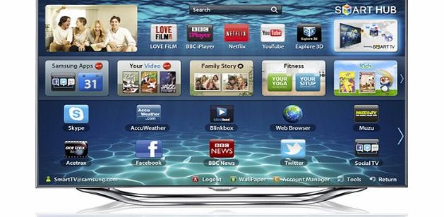 Samsung UE46ES8000 46 -inch LCD 1080 pixels 800 Hz 3D TV