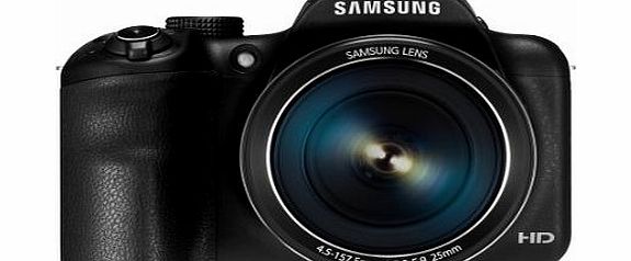 Samsung WB1100F Smart Camera - Black (16.2MP, Optical Image Stabilisation) 3 inch LCD