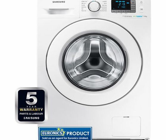 Samsung WF70F5E3W4W 1400rpm EcobubbleTM Washing Machine 7kg Load A    Whit