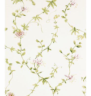 Wallpaper, Passion Flower DPEMPF102, Red