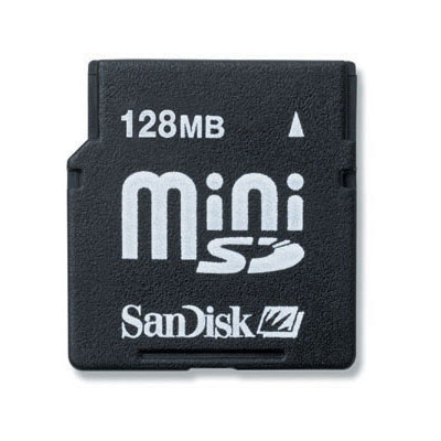 128MB Mini SD Card