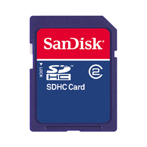 SanDisk 16GB SD Card (SDHC) - Class 2