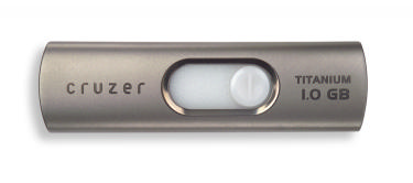 Sandisk 1gb Cruzer Titanium Pen Drive