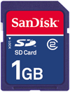 SanDisk 1GB SD Card