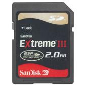 Sandisk 2gb extreme III sd card