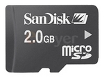 Sandisk 2GB Micro Secure Digital Card with Adapter
