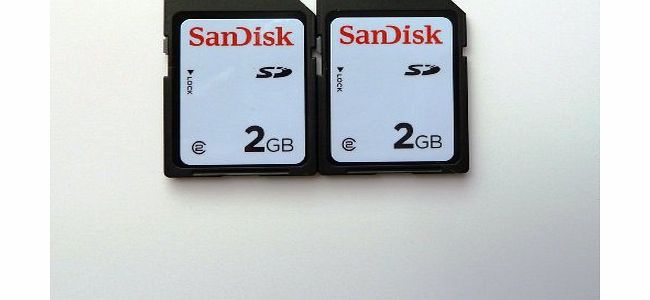 2GB SD Card Twin Pack