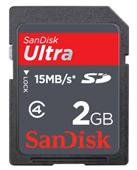 Sandisk 2GB Ultra SD Memory Card