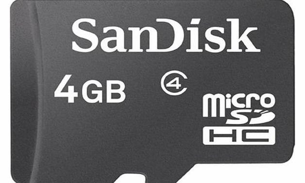 Sandisk 4 GB microSDHC Memory Card
