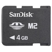 Sandisk 4GB M2 MEMORY CARD