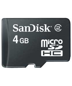 sandisk 4GB Micro SDHC Card