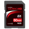 sandisk 4GB SD Video HC Ultra II Card