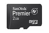 SanDisk 60x Mobile Premier Micro SD - 2GB