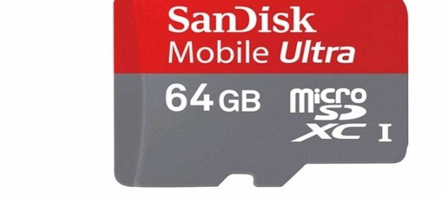 Sandisk 64GB Mobile Ultra MicroSDXC card