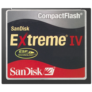 8GB Extreme IV Compact Flash Card