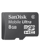 SanDisk 8gb micro SD ultra memory card microsd