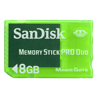 Sandisk 8GB MS Pro Duo Gaming