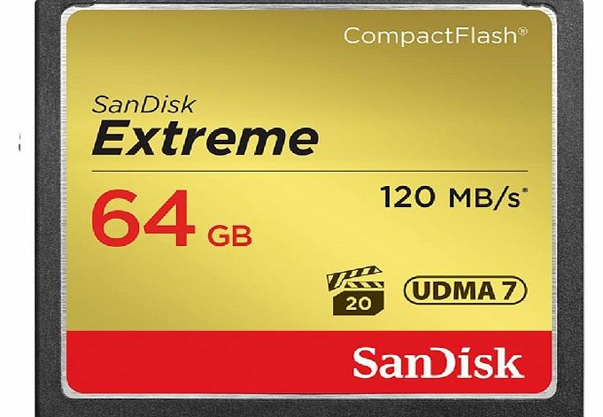 Sandisk CompactFlash Extreme memory card - 64 GB