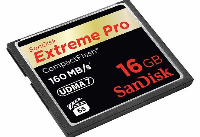 CompactFlash Extreme PRO memory card - 16 GB