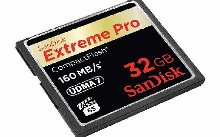 Sandisk CompactFlash Extreme PRO memory card - 32 GB