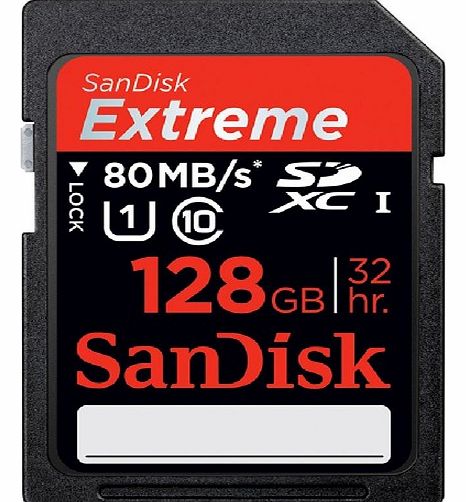 Extreme - Flash memory card - 128 GB -