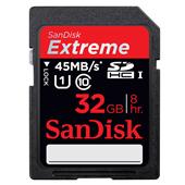 Sandisk Extreme 32GB SDHC UHS-I Card