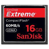 Sandisk Extreme CompactFlash 16GB Memory Card